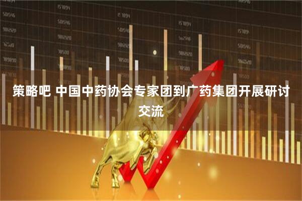 策略吧 中国中药协会专家团到广药集团开展研讨交流