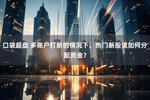 口袋超盘 多账户打新的情况下，热门新股该如何分配资金？