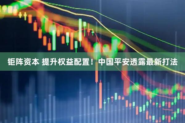 钜阵资本 提升权益配置！中国平安透露最新打法
